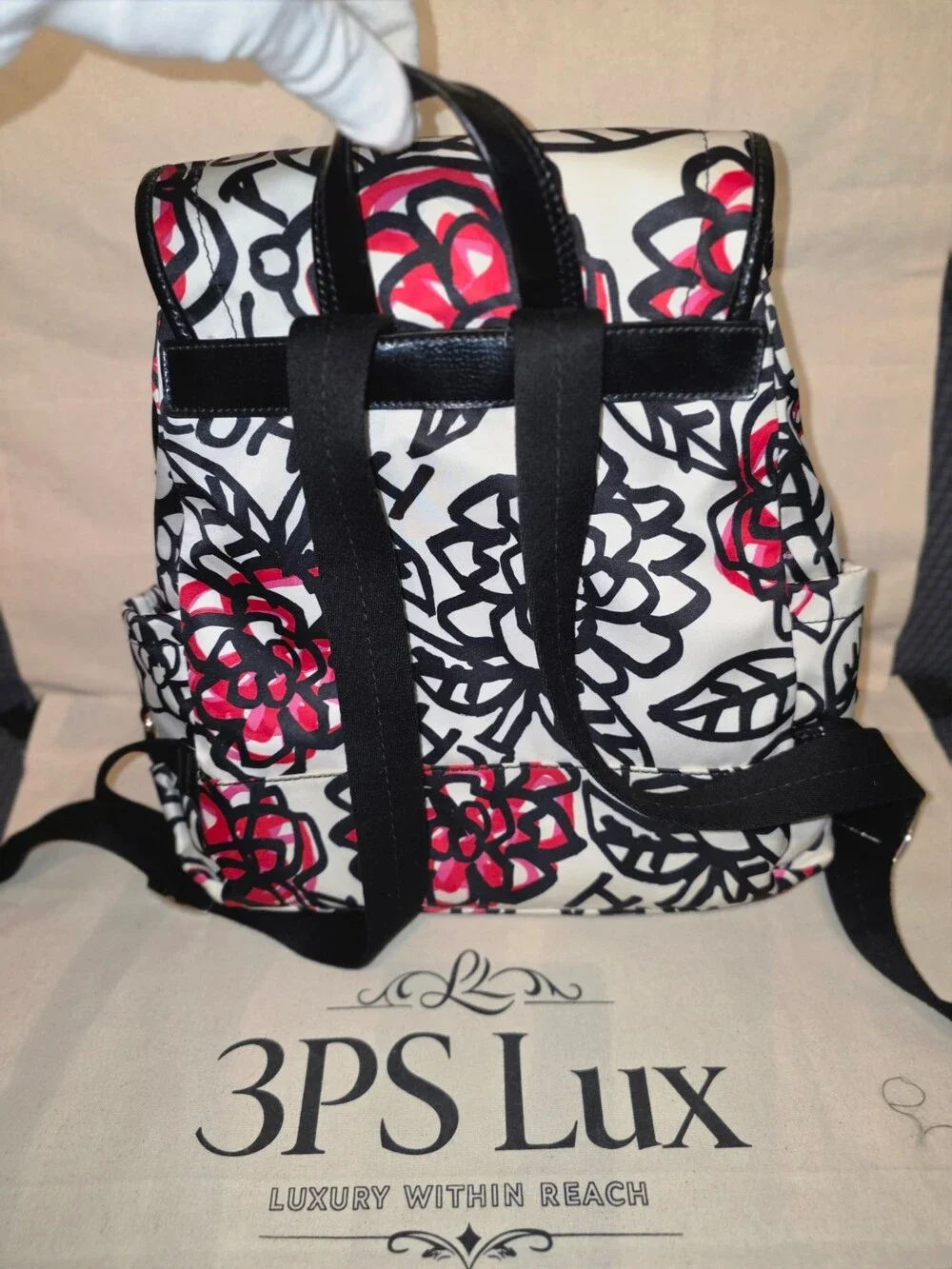 Coach Poppy Daisy Floral Graffiti Backpack